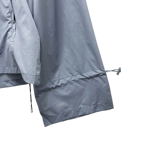 NWT Zyia Active Drawstrings Lightweight Windbreaker Blue Gray Women’s Large New - Picture 15 of 16